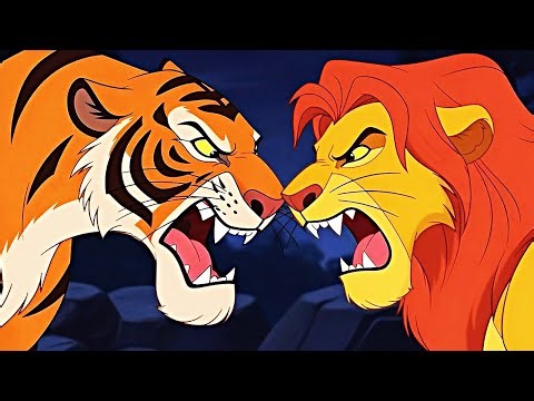 What if Simba fought with Shere Khan? , Lion King Song !