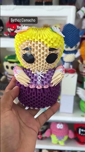 Lo más difícil del origami 3D #origami #origami3d #arte #art #paper