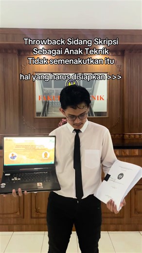 Tips Sidang Skripsi : 1. Paham Skripsi 2. PPT Singkat Aja 3. Belajar Materi Seputar Skripsi 4. Tenang #anakteknik #tekniksipil #mahasiswaakhir #skripsi #sidangskripsi