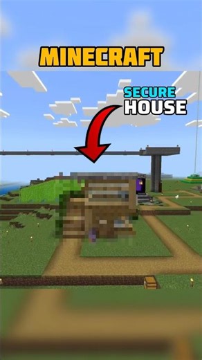🔐 Super Secure Minecraft Home! 🏡||#minecraft #builds