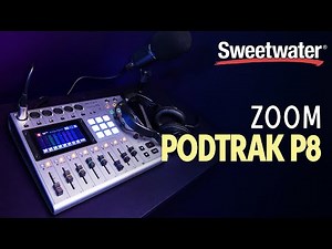 Zoom PodTrak P8 8-Channel Podcasting Recorder Demo