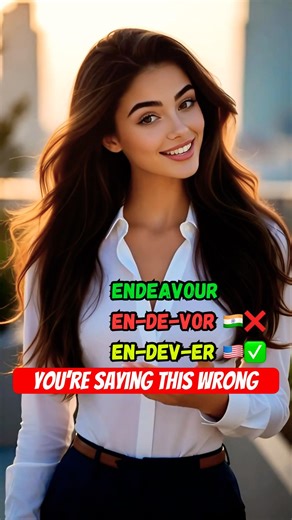 Correct Pronunciation of Endeavour 🚀 #