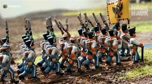 15mm Austrian infantry marching in 1848-49 wars. | Honvéd Miniatures