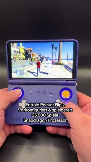 Aufklappen. Zocken. Fertig. 🎮 Die Retroid Pocket Flip 2 ist komplett vorkonfiguriert und sofort spielbereit. Mit über 25.000 Spielen, starkem Klapp-Design und flüssiger Performance hast du Retro- und modernes Gaming immer dabei. Kein Setup, kein Warten – einfach spielen, wo du willst. #retroidpocketflip2 #retroid #handheld #loveisintheair #valentinstagsdeals