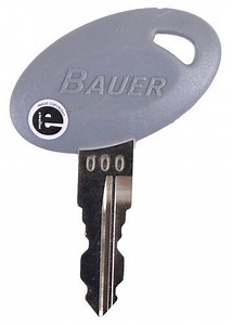 Replacement Key for Bauer RV Lock - 709 - Qty 1 Bauer Products Accessories and Parts BA34RR