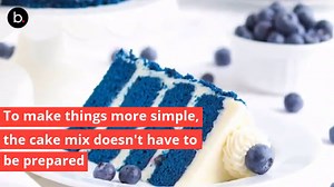 Simple blue velvet dump cake recipe