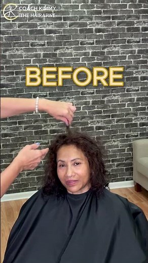 See the Amazing 80’s Style Hair Reveal! #shorts #layeredhair