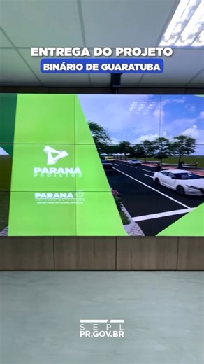 Secretaria de Estado do Planejamento do Paraná - SEPL on Instagram: "🏖️ A transformação do litoral paranaense avança! ✅ Como complemento à obra da Ponte de Guaratuba, entregamos, por meio do Paraná Projetos, o projeto para a construção de um binário na área urbana da cidade. 🛣️ A iniciativa abrange uma área de 8 quilômetros e vai permitir que os veículos tenham um fluxo tranquilo na chegada e saída da ponte, além de garantir mais segurança aos moradores da região. 🚀 Com um investimento de cer