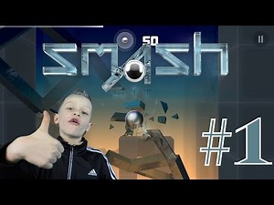 Smash Hit #1 I'm throwing metal balls and smashing crystals and glass! | KID GAMING on PHONE TABLET