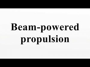 Beam-powered propulsion