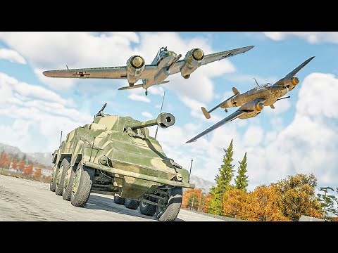 GERMAN FLYING TANK BUSTERS | Hs 129 B-3 & Bf 110 G-2 (War Thunder)