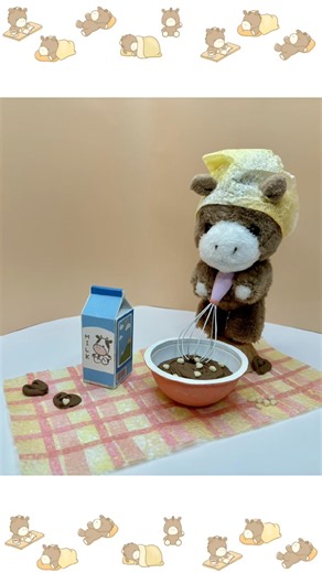 ぱからっぱーのお菓子作り オリキャラ #オリジナルキャラクター #ものづくり #癒し#ハンドメイド