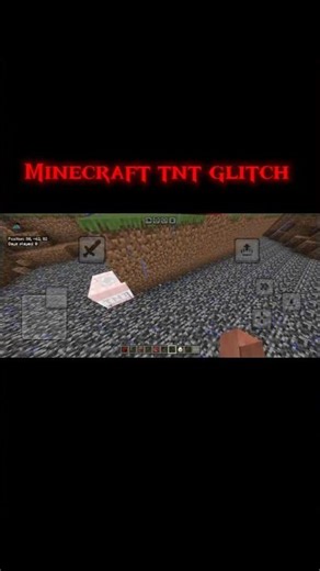 Minecraft tnt glitch 😤#minecraft