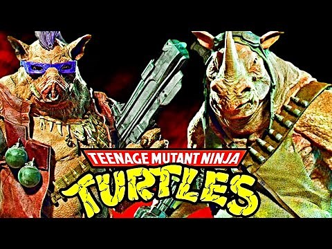 Rocksteady & Bebop Origin - Ultrapowerful But Mindless Mutants Are TMNT's Ferocious Supervillains