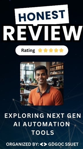 Google Developer Groups (GDG) SSUET on Instagram: "💬 "𝐓𝐡𝐢𝐬 𝐬𝐞𝐬𝐬𝐢𝐨𝐧 𝐜𝐡𝐚𝐧𝐠𝐞𝐝 𝐡𝐨𝐰 𝐈 𝐬𝐞𝐞 𝐀𝐈 𝐢𝐧 𝐝𝐞𝐯𝐞𝐥𝐨𝐩𝐦𝐞𝐧𝐭!" Attendees can't stop talking about the real-world insights they gained. If you missed this, you missed something BIG! 🔥 #GDGSSUET #AIAutomation #GoogleDeveloperGroups #AI #ArtificialIntelligence MachineLearning TechTalk DeveloperLife CodingLife TechCommunity LearnAI"