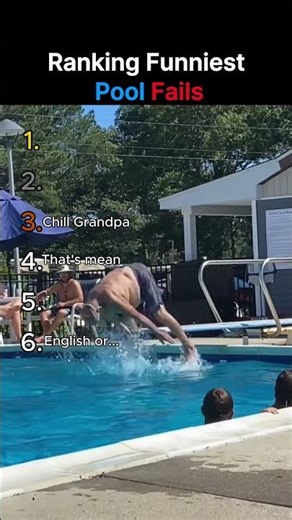 Ranking The Funniest Pool Fails