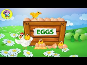 E for Egg| Fun Cartoon Animation for Kids | Learn About Eggs!