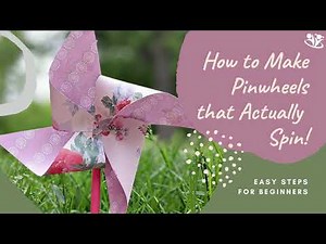 How to Make Paper Pinwheels that Actually Spin