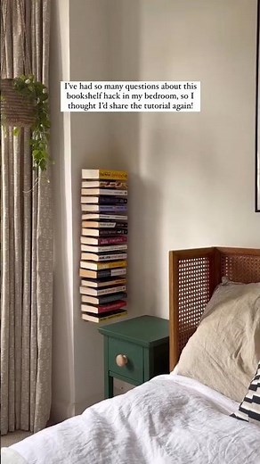 An easy DIY bookshelf to make in a weekend 📚 #bookshelf #diyideas #diyhomedecor #homehacks