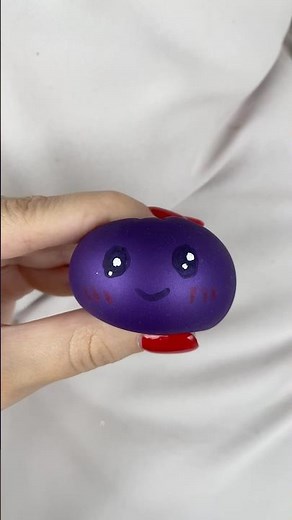 Viral Purple Dumpling Squishy DIY 🌚✨So Satisfying! #diy #squishy #shorts #viral