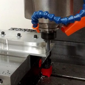 The new fixture actually works! Hurrah! Here you can see it machining the tips of the blades with absolutely no fuss. No squealing or chatter. This part of the blade used to be the worst on the old fixture, it would chatter and rattle constantly and kill tools quickly, it's nice to see it going so smoothly! Because the fixture holds the blades so well I've been able to go back to machining in a HSM style (from the outside in) rather than 'slotting' like I was before. This should hopefully also h