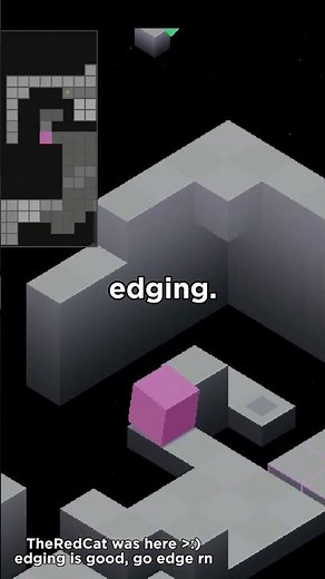 "Edge is a puzzle-platform game by Mobigame, where players guide a rolling cube to reach the goal."