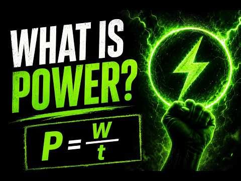 Power (P = W/t) Explained in Under 4 Minutes