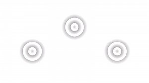 Radio wave circle, loop circle animation isolated on white background