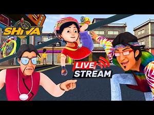 Shiva | शिवा | LIVE STREAM 🔴 | Fun Animated Show for Kids #Shiva #NickJr #Kids #Animated