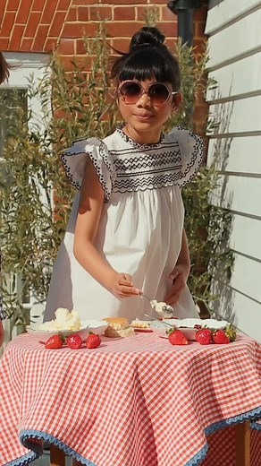 Childrensalon on Instagram: "Jam before cream, or cream before jam? Help us settle the debate . . . ⁠ ⁠ #ChildrensalonFamily #NewIn #KidsFun #Scones #LuxuryKidswear Which goes first?"