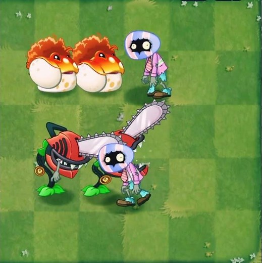 Chomper Vs Brickhead Zombies Vs Toadstool - PvZ 2
