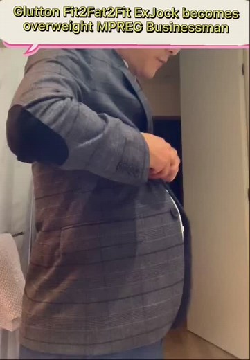 Ex-Jock's Journey from Fit to Fat: Overcoming Gluttony with MPREG Businessman Transformation