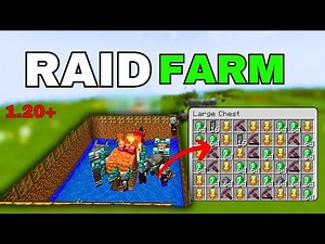 Simple RAID XP Farm For Minecraft 1.20+ [Tutorial