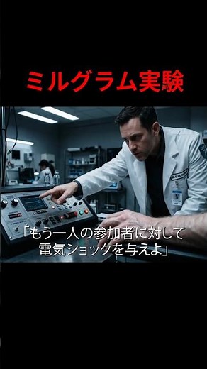 命令なら「人を○せますか？」最恐の心理実験
