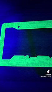 Cyber Edgerunner License Plate Frame Light up Neon Green or Pink (no Light Up) - Etsy