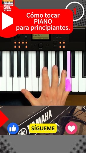 7.6K views · 114 reactions | Aprende a tocar piano desde cero con este tutorial para principiantes. Descubre técnicas básicas, postura correcta, escalas simples y cómo leer partituras fáciles. Ideal para quienes quieren empezar a tocar sus primeras canciones en piano. ¡Aprende de forma sencilla y divertida! #clasesdepiano #pianoparaprincipiantes #pianolessons #pianotutorial | Aprende Piano Rápido y Fácil | Facebook