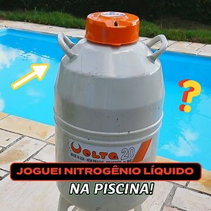 232K views · 1.6K reactions | Tentei congelar a minha piscina com NITROGÊNIO 流 | Área Secreta | Facebook