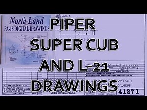 The Northland Piper Super Cub Drawings