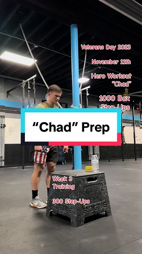 Week 3 of “Chad” Prep