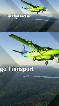 Flying Trucks: Medium Cargo Transport in MSFS 2024 #msfs2024 #careermode #cargomission #flightsim