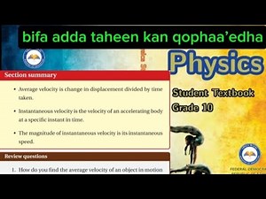 Physics Grade 10 solving Review questions