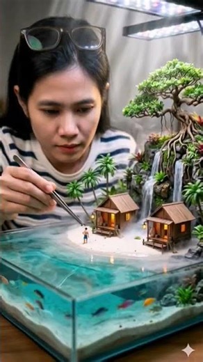miniature paradise #diorama #miniature #nature