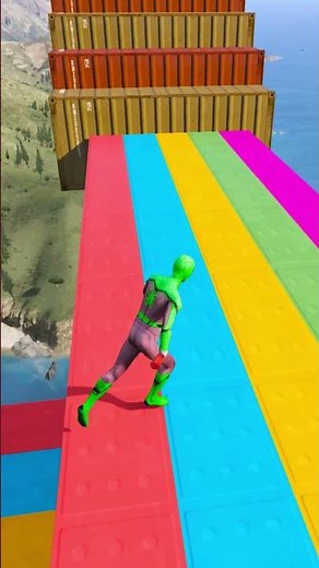 GTA 5 Epic Ragdolls | Spider-Man Jumps/Fails ep. 3186