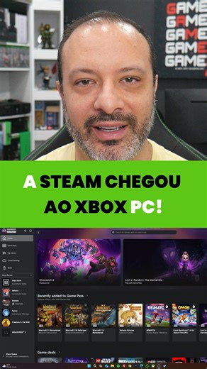 A Steam chegou ao Xbox PC! 🔥 A integração entre a Steam e o aplicativo do Xbox no Windows já está funcionando, pelo menos para quem faz parte do programa Insider! Agora vai ficar ainda mais fácil gerenciar e jogar seus games em um só lugar. 🖥️ Por enquanto, a novidade está disponível apenas no PC. #steam #xbox #playstation #pc | Central Xbox
