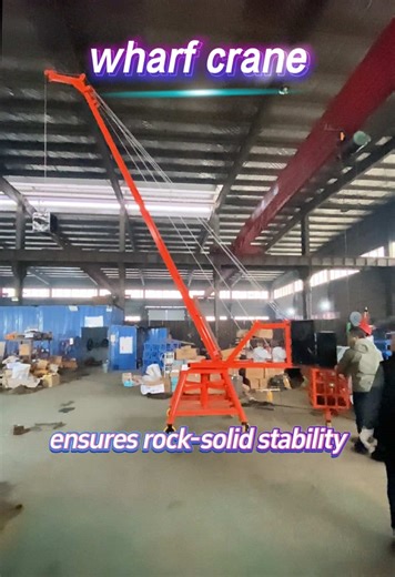 Optimize Warehouse Efficiency with 360° Remote Mini Crane
