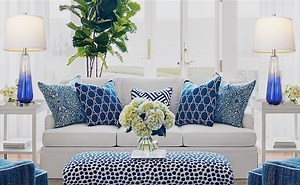 Watch Navy blue glass dimmable table lamps set of 2 on Amazon Live