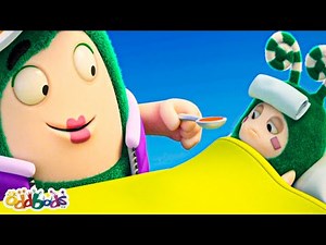 🤒 Baby Zee is Sick! 🤒 | Baby Oddbods | Funny Comedy Cartoon Episodes for Kids