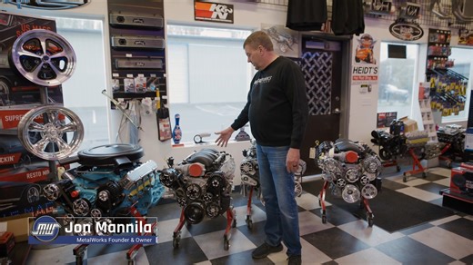 Looking to personalize your LS engine? Let our Speed Shop assist you in making the right decisions the first time. #LSengines #musclecars #horsepower #enginelove #V8 #LSswap #protouring #LSconversion #customengine #classiccar #speedshop #engineexperts #metalworks #metalworksspeedshop | Metalworks Classics & Speed Shop