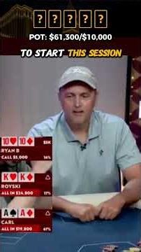 This FIRST HAND. 3-WAY ALL-IN. CHAOS. 🤯🎂👑