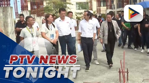 #PTVNewsTonight | DPWH Sec. Dizon conducts inspection on 2 unfinished school buildings in Bacoor, Cavite; fund needed to complete estimated around P50M | PTV